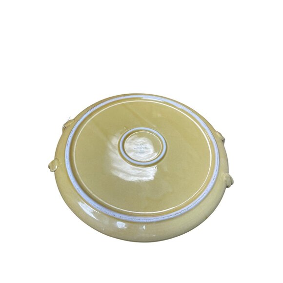 Carciofi William Sonoma Italian Handcrafted Ceramic Floral Mustard Serve Tray SK - Picture 8 of 14